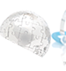 Puzzle piece globe